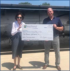 Northland Donates $1800 to Veterans Memorial Park