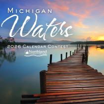 Here is a photo of a pier on a michigan lake at sunset for the 2026 Calendar Contest.