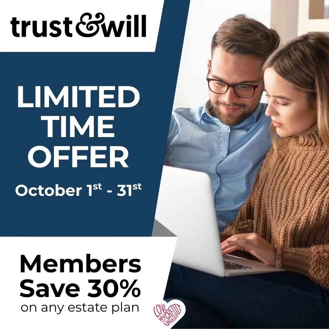 Trust adn Will bannder 30% off Trust and Wil for a limited time