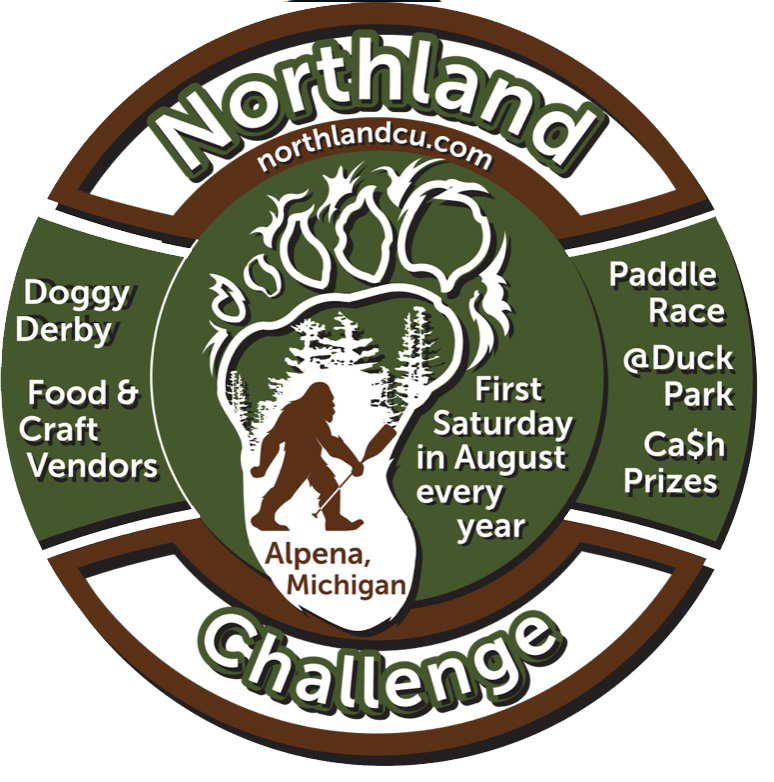 Northland Challenge Logo with sasquatch