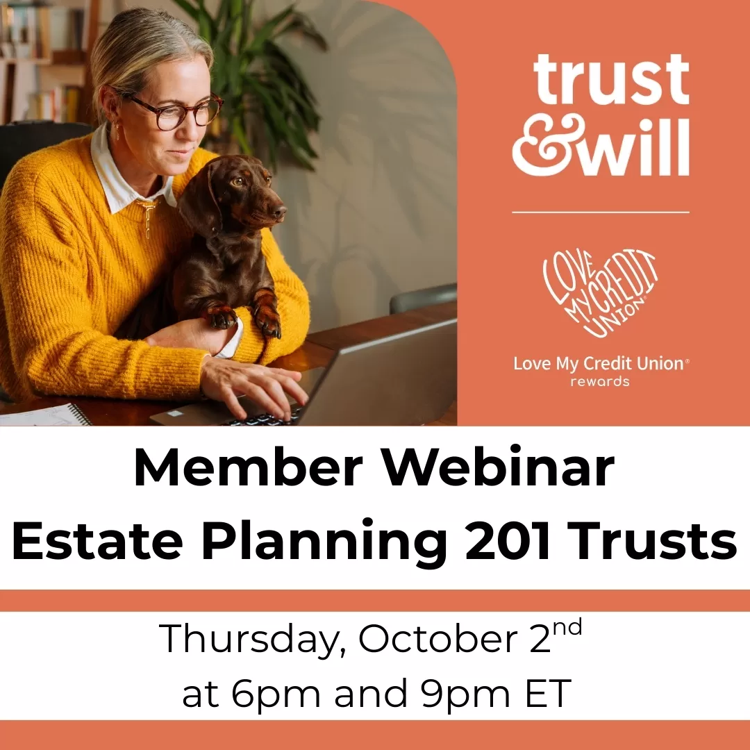 Trust and Will Webinar Banner