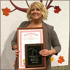 AnnIe Wilk AVP of HR wins Culture Change Agent Award from Chamber of Commerce